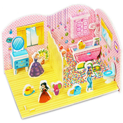 puzzle 3D de jolie petite maison I Full Puzzle 8 / ≈15cm/15cm