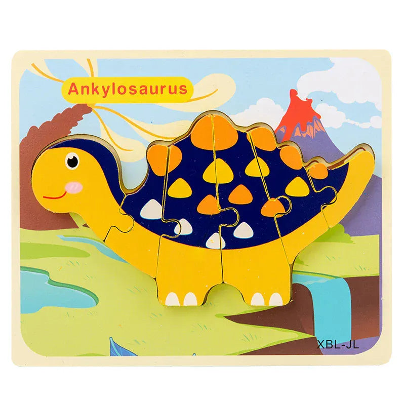 puzzle 3D dinosaure en anglais I boutique1one Ankylosaurs