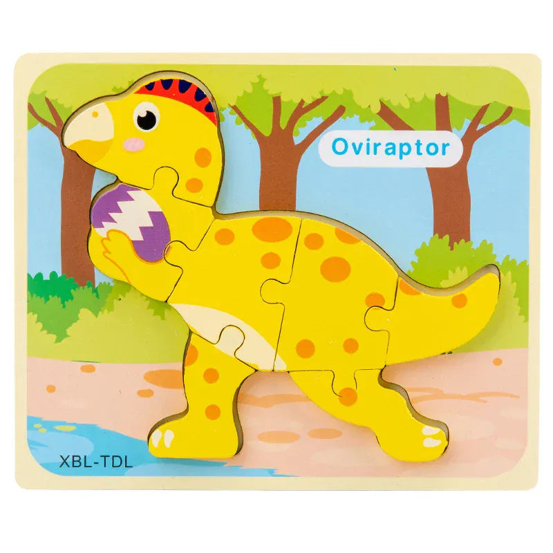 puzzle 3D dinosaure en anglais I boutique1one Oviraptor