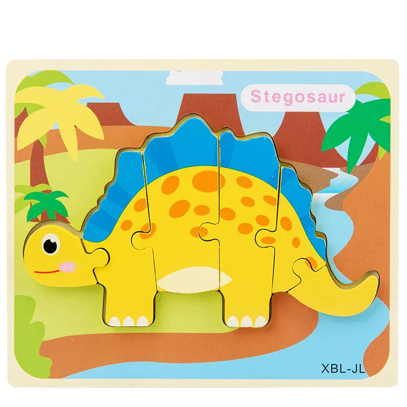 puzzle 3D dinosaure en anglais I boutique1one Stegosaur