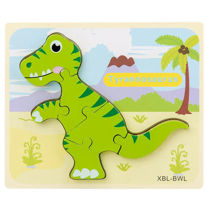 puzzle 3D dinosaure en anglais I boutique1one Tryannosaurus