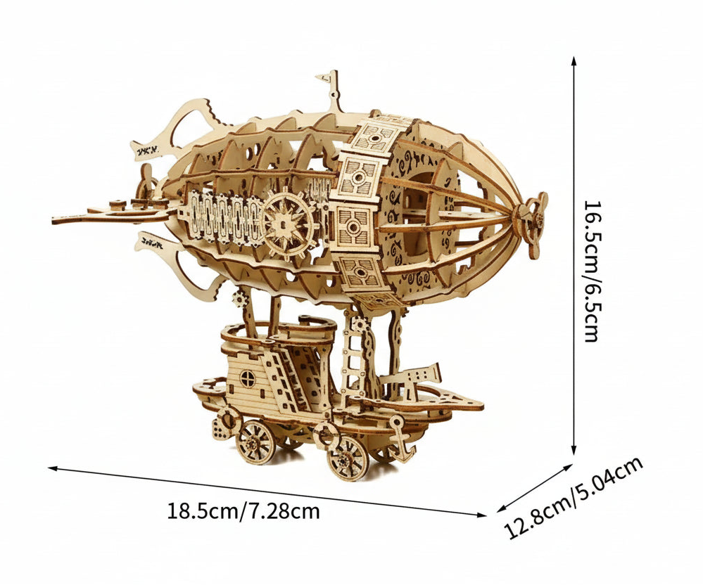 puzzle 3D dirigeable en bois I boutique1one