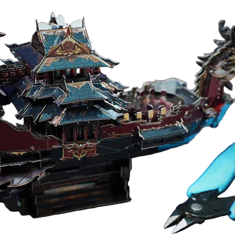 puzzle 3D dragon royal I boutique1one Royal Dragon Boat