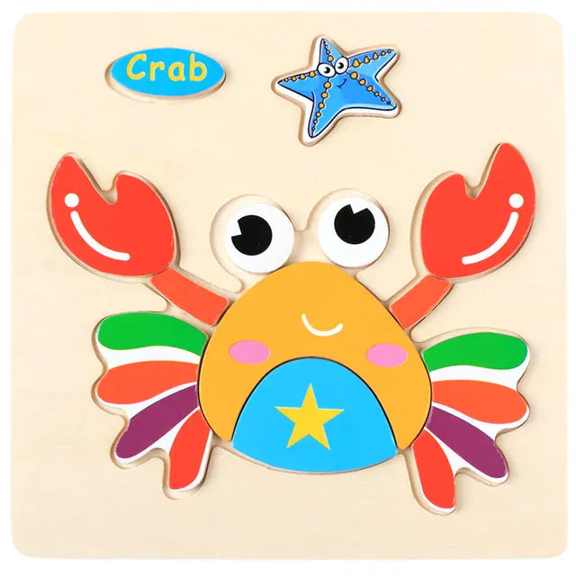 puzzle 3D en anglais I boutique1one crab