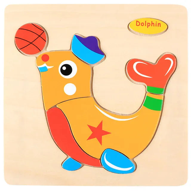 puzzle 3D en anglais I boutique1one dolphin