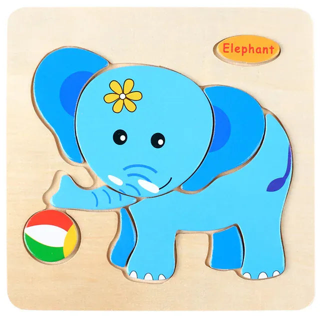 puzzle 3D en anglais I boutique1one elephant