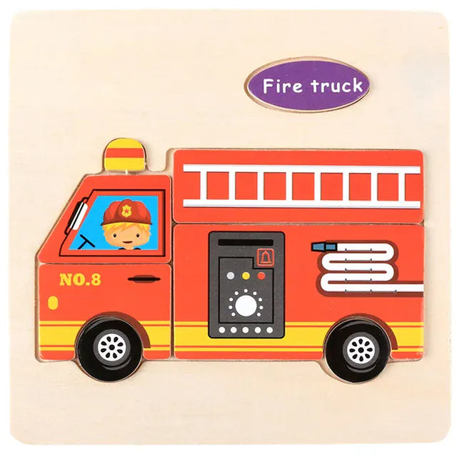 puzzle 3D en anglais I boutique1one fire truck