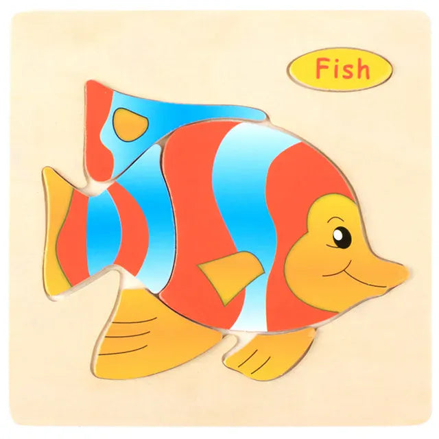 puzzle 3D en anglais I boutique1one fish