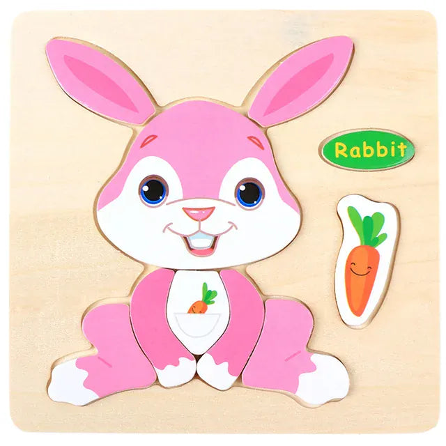 puzzle 3D en anglais I boutique1one rabbit