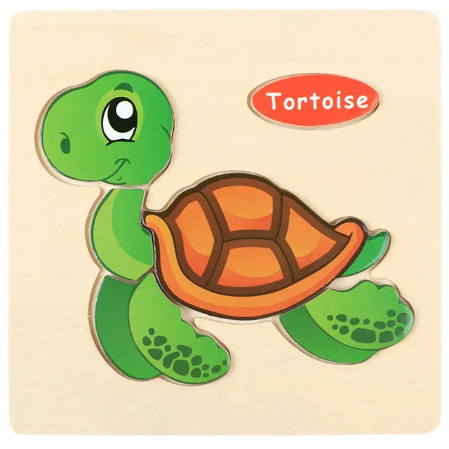 puzzle 3D en anglais I boutique1one tortoise
