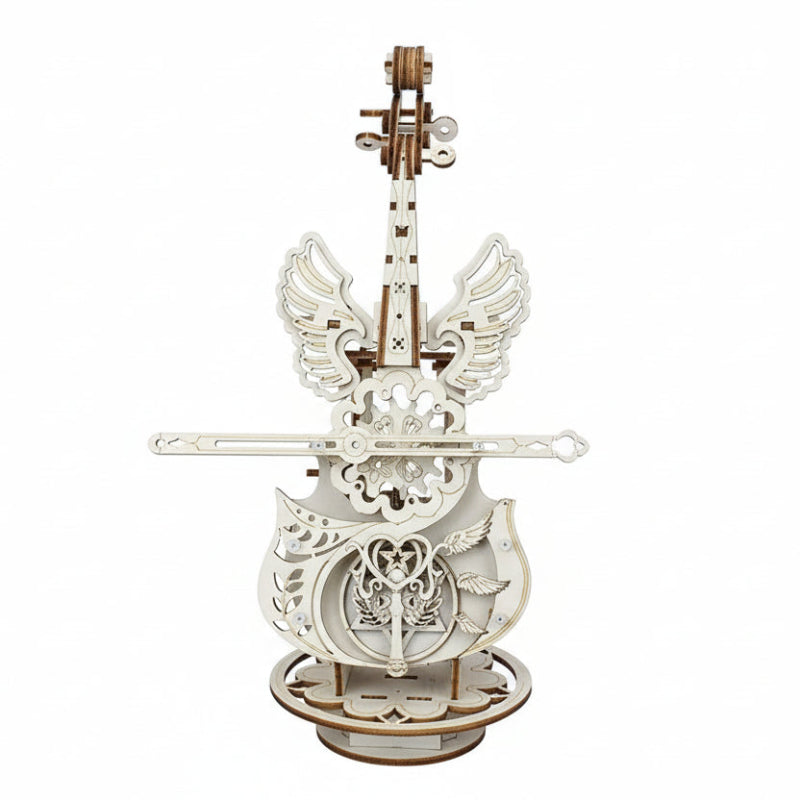 puzzle 3D en bois boite à musique piano I boutique1one Violin Music Box