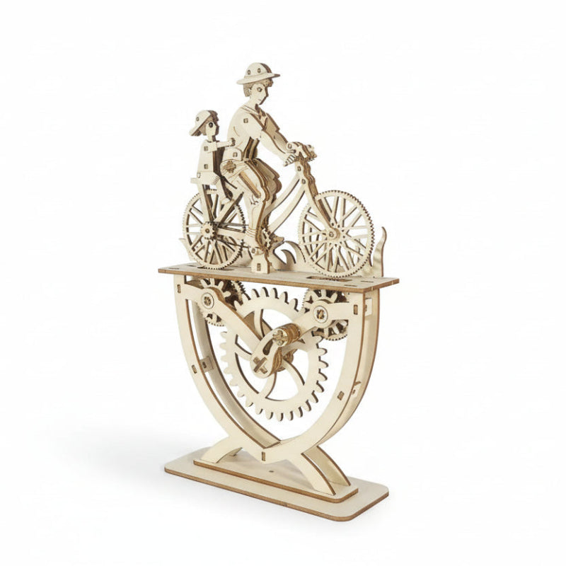 puzzle 3D en bois  vélo père et fils I boutique1one