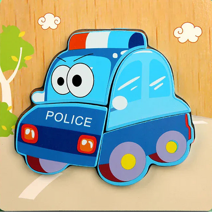 puzzle 3D I Full Puzzle VÉHICULE DE POLICE