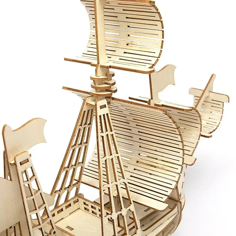 puzzle 3D magnifique voilier en bois I boutique1one