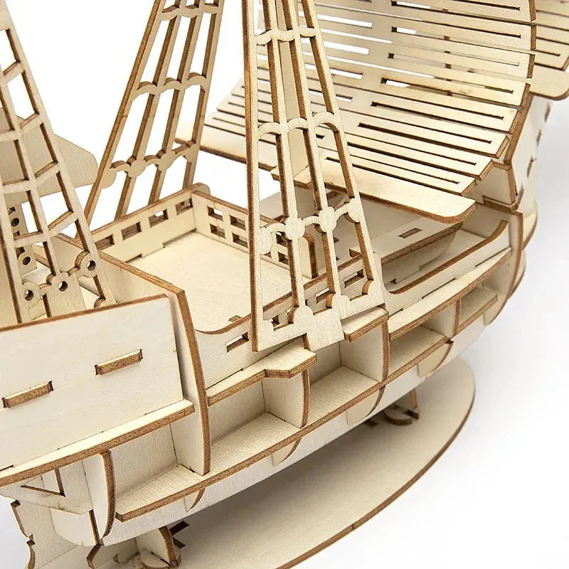 puzzle 3D magnifique voilier en bois I boutique1one