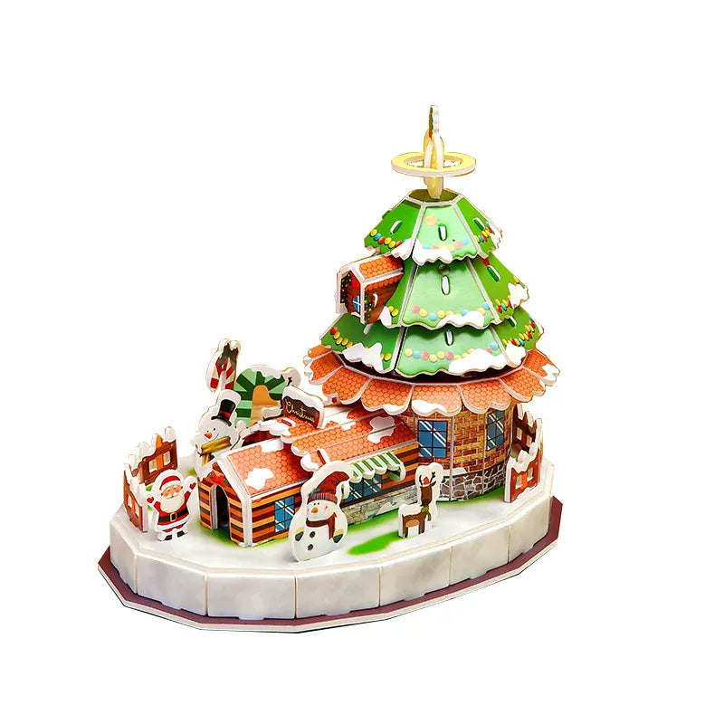 puzzle 3D maison de noël I boutique1one