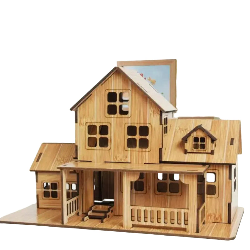 puzzle 3D maison en bois I boutique1one random 1PCS