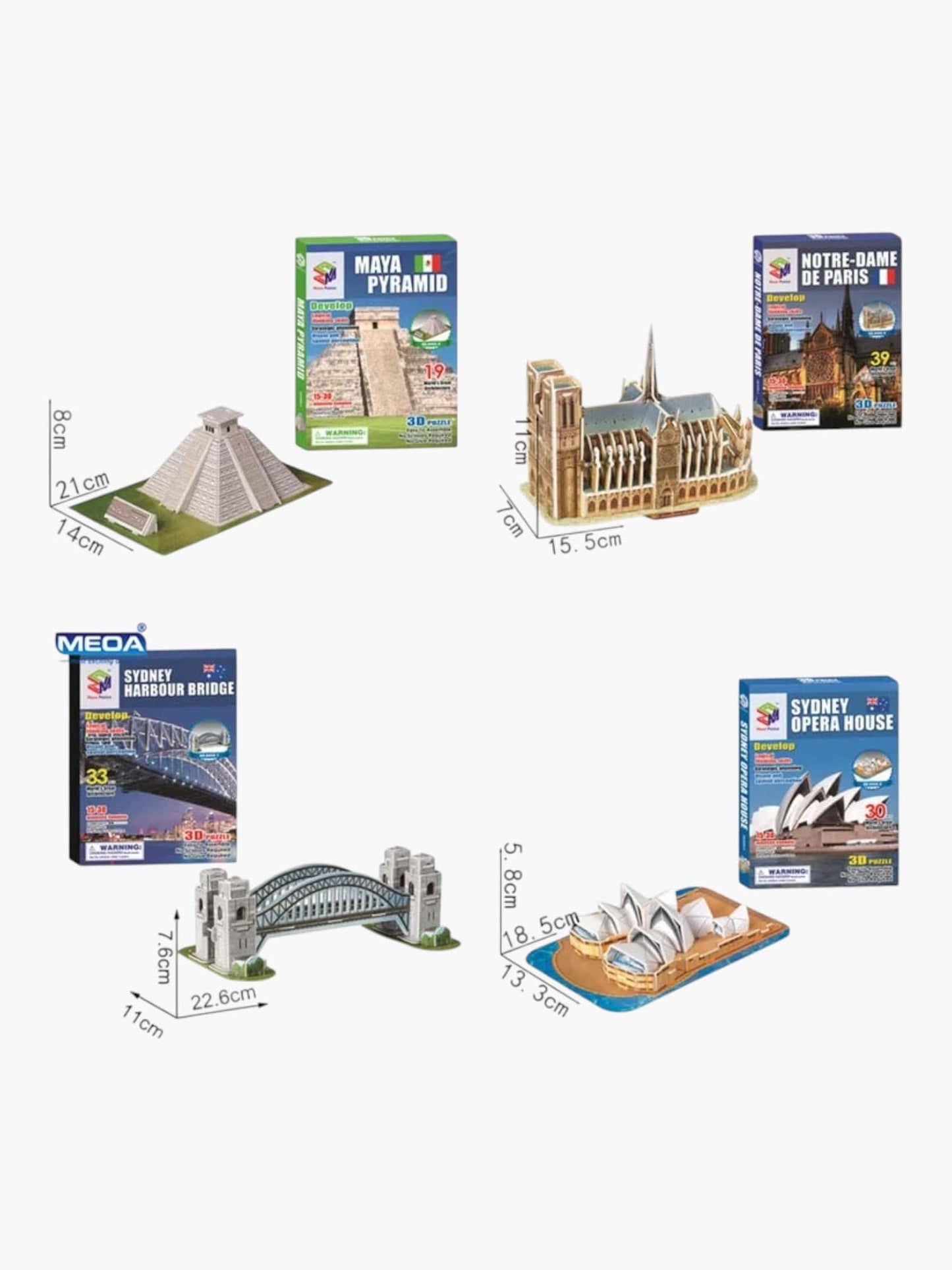 puzzle 3D monuments historiques I boutique1one