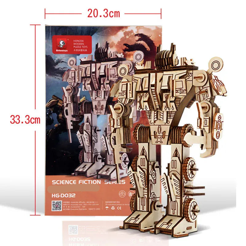 puzzle 3D robot en bois I boutique1one N-029