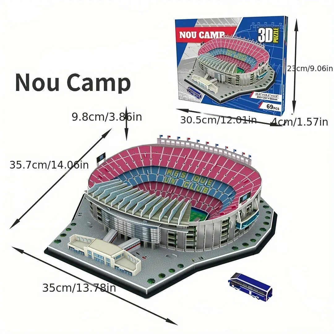 puzzle 3D stade de football I boutique1one 01Camp Nou