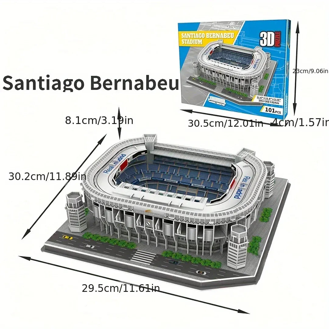 puzzle 3D stade de football I boutique1one 02Bernabeu