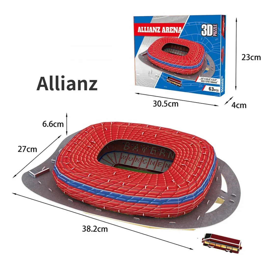 puzzle 3D stade de football I boutique1one 06Allianz