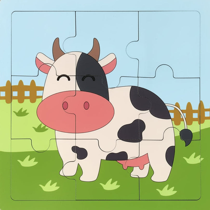 puzzle 9 pièces I boutique1one Cow