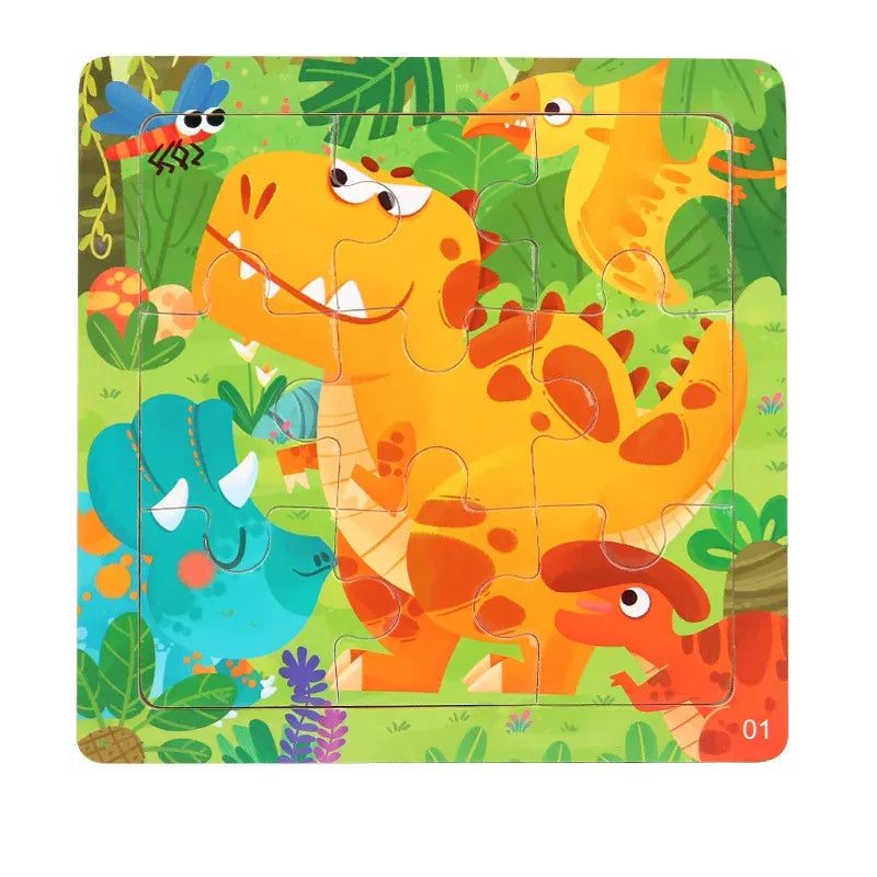 puzzle 9 pièces I boutique1one Dinosaur / CHINA