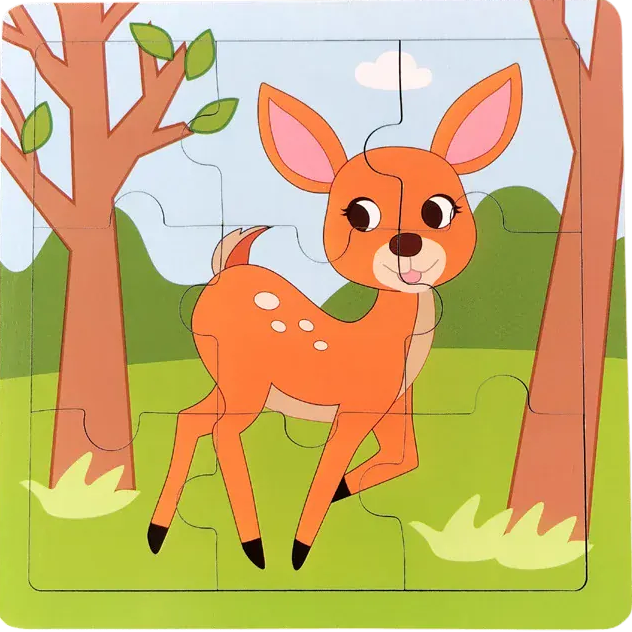 puzzle 9 pièces I boutique1one fawn