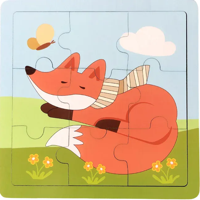 puzzle 9 pièces I boutique1one Fox
