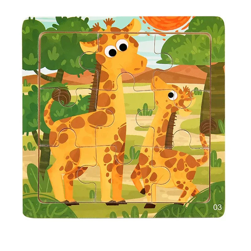 puzzle 9 pièces I boutique1one Giraffe / CHINA