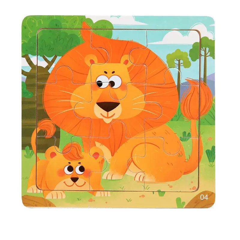 puzzle 9 pièces I boutique1one Lion / CHINA