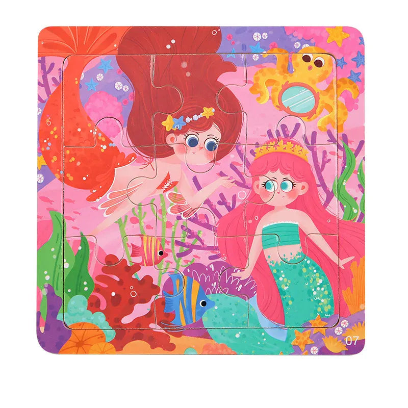 puzzle 9 pièces I boutique1one Mermaid / CHINA