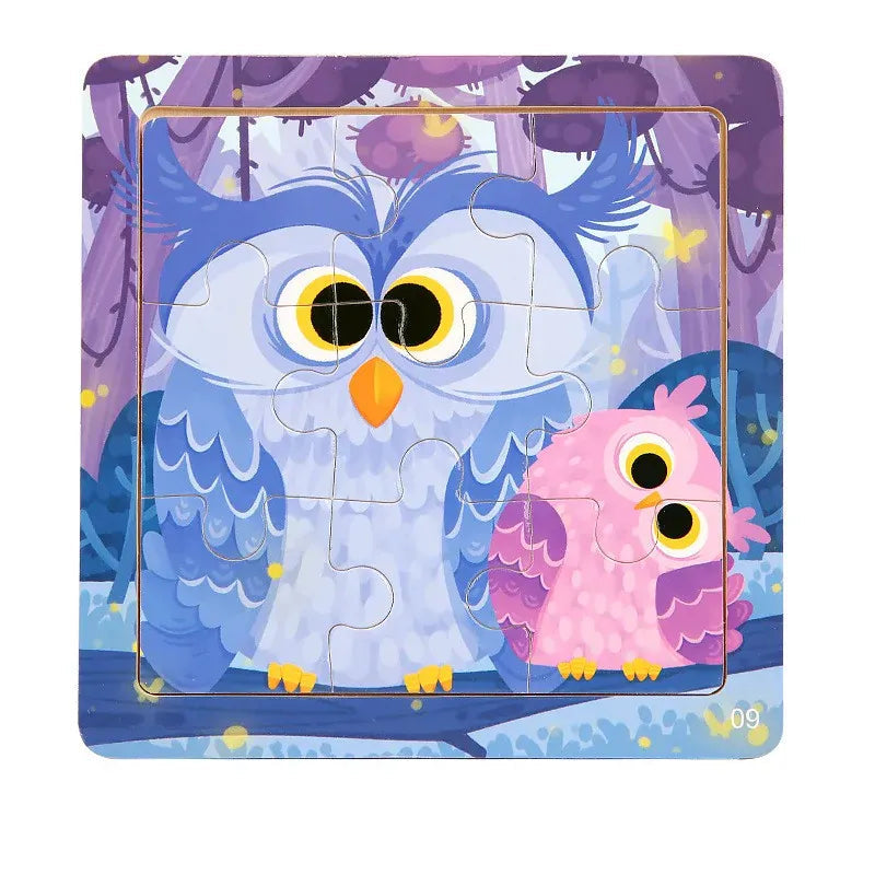 puzzle 9 pièces I boutique1one Owl / CHINA