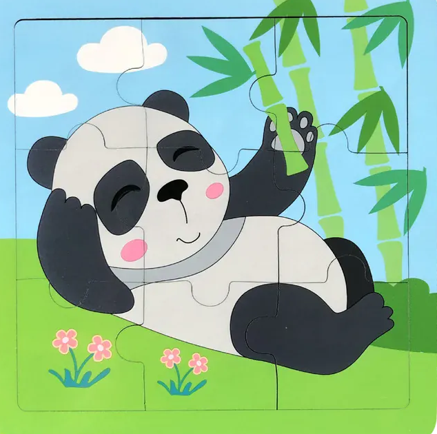 puzzle 9 pièces I boutique1one Panda
