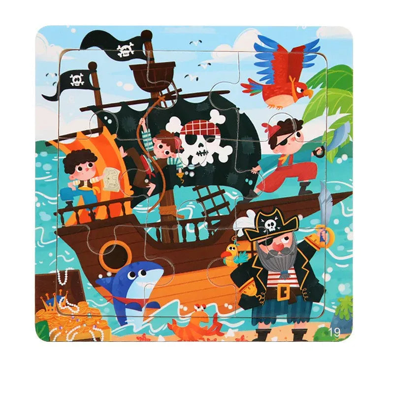 puzzle 9 pièces I boutique1one Pirate Ship / CHINA
