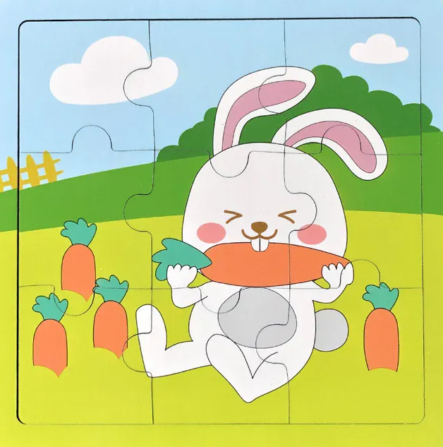 puzzle 9 pièces I boutique1one Rabbit