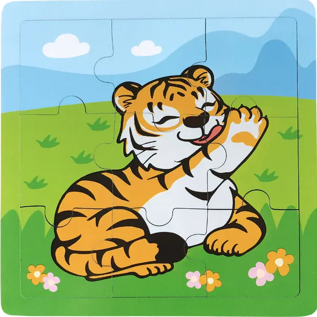 puzzle 9 pièces I boutique1one tiger