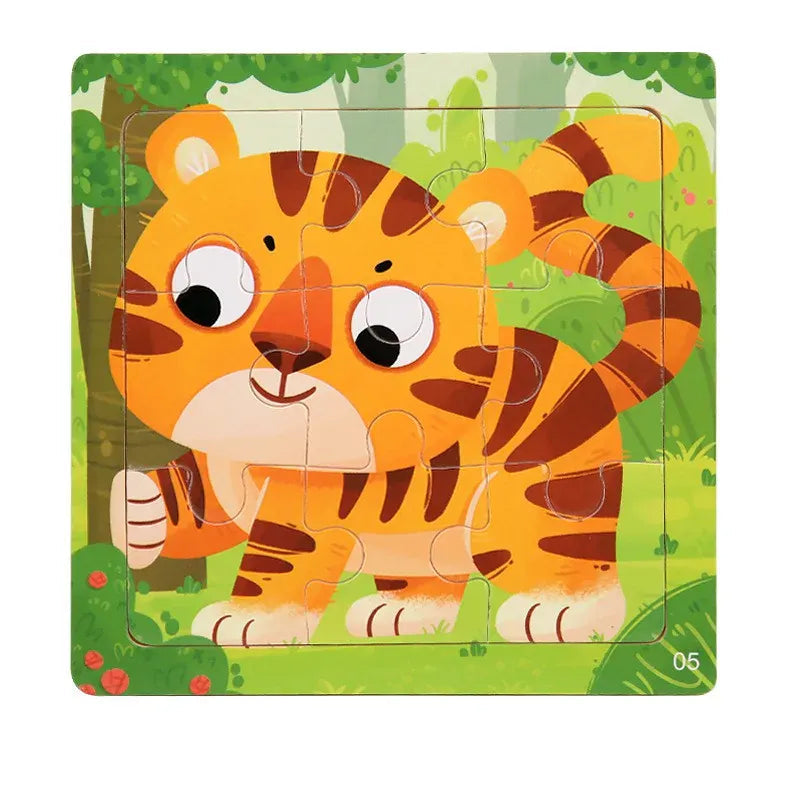 puzzle 9 pièces I boutique1one Tiger / CHINA