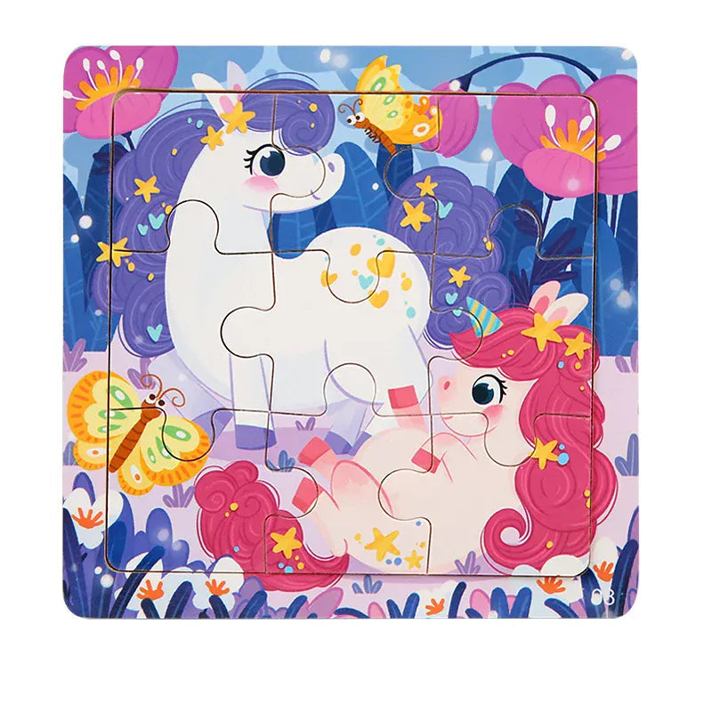 puzzle 9 pièces I boutique1one Unicorn / CHINA