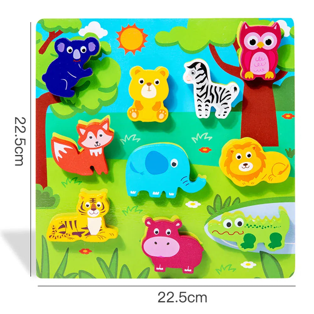 puzzle à scratcher animaux I boutique1one