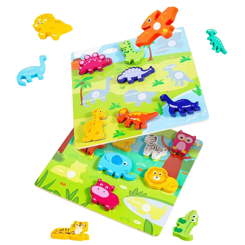 puzzle à scratcher animaux I boutique1one