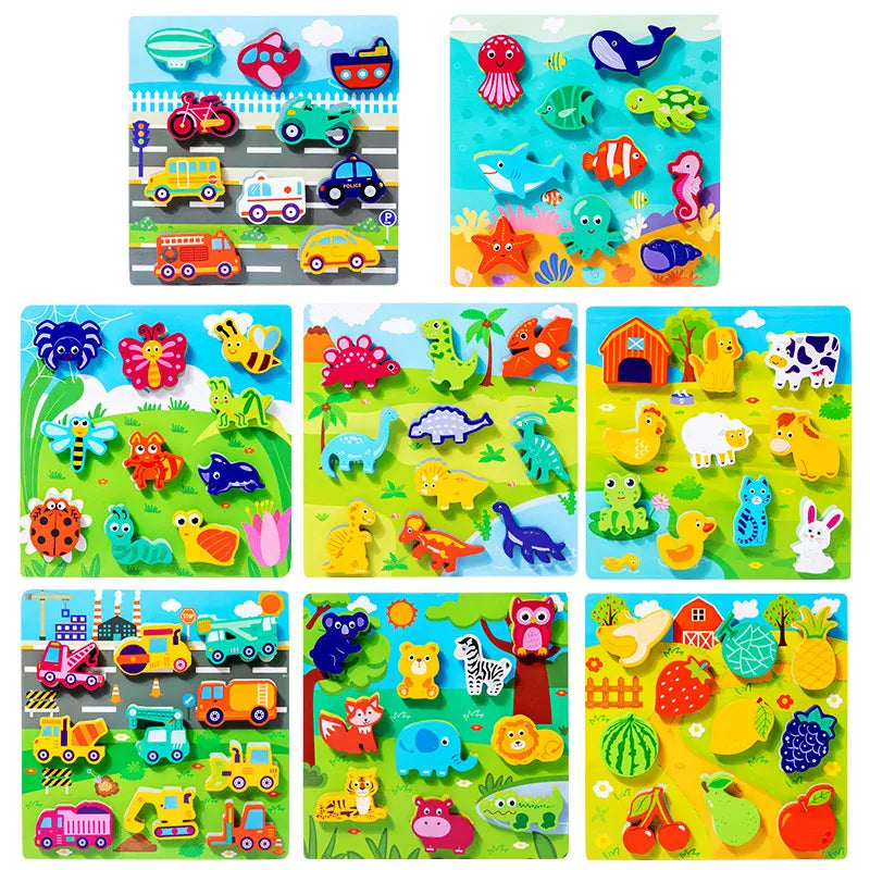 puzzle à scratcher animaux I boutique1one
