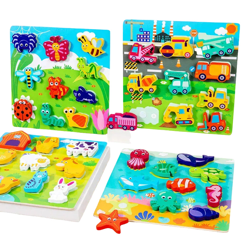 puzzle à scratcher animaux I boutique1one