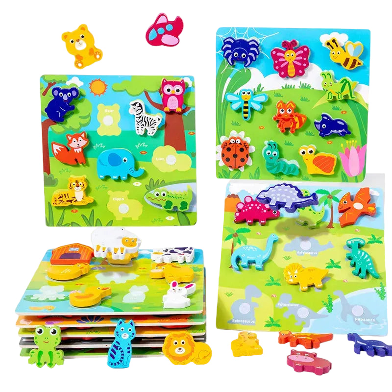 puzzle à scratcher animaux I boutique1one