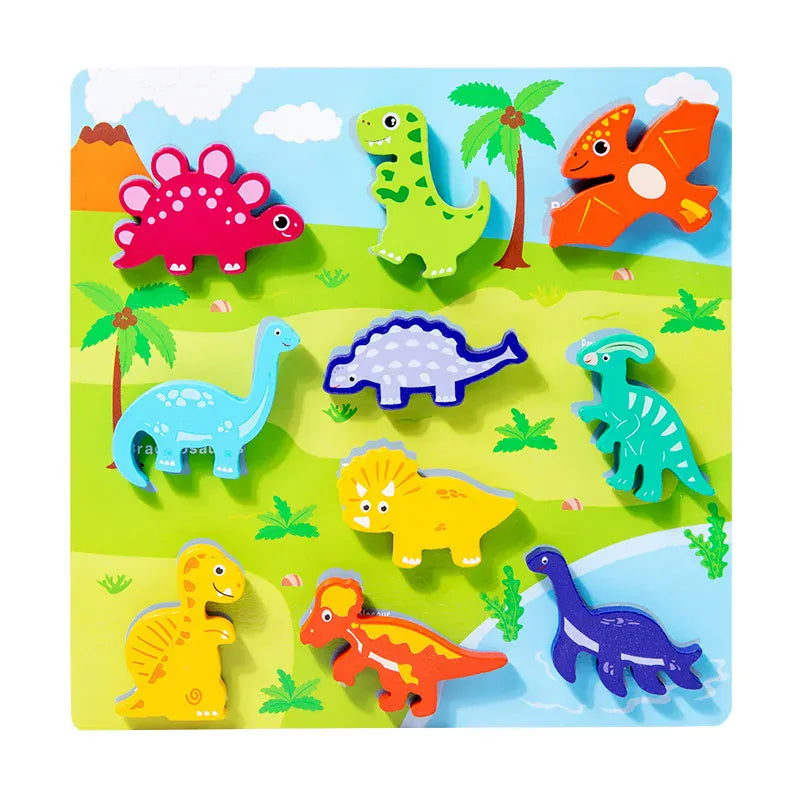 puzzle à scratcher animaux I boutique1one Dinosaur