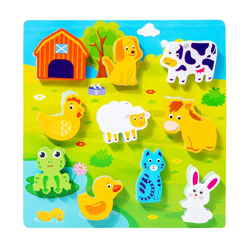 puzzle à scratcher animaux I boutique1one farm