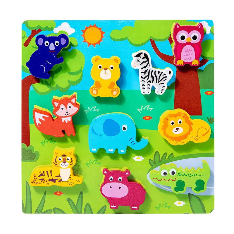 puzzle à scratcher animaux I boutique1one forest