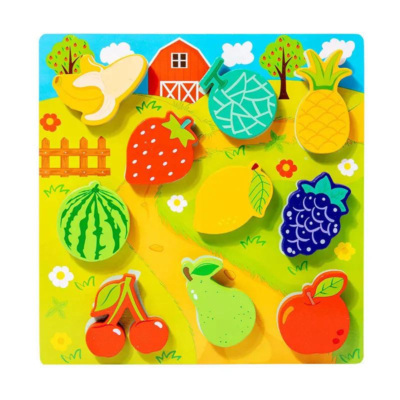 puzzle à scratcher animaux I boutique1one fruit