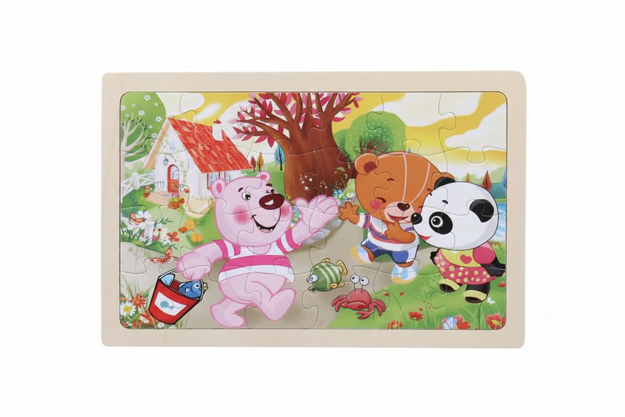 puzzle animaux 24 pièces I boutique1one Bear 16